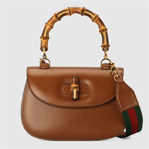 gucci bamboo bag and leather|gucci bamboo bag 2022.